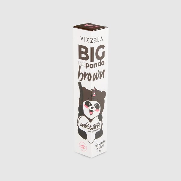 Máscara Big No Panda Brown Vizzela - Marrom - Imagem 4