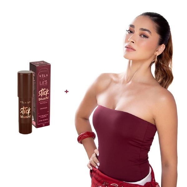 Combo Blusa Lira + Blush Stick Red Mocha Vizzela + La's - Imagem 2
