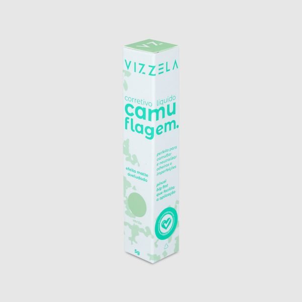 Corretivo Camuflagem – Verde - Vizzela - Imagem 3